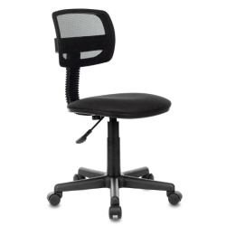 Кресло Бюрократ CH-299NX черный сиденье черный Neo Black (сетка/ткань,100 кг, крестовина пластик, колесики пластик)