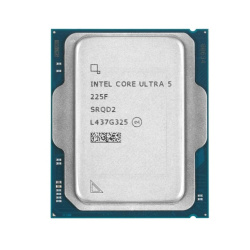 Процессор Intel Core Ultra 5 225F TRAY (LGA 1851, 10/10, 3300-4900 МГц,  L2 - 22 Мб, L3 - 20 Мб, TDP 65-121 Вт)