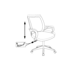 Кресло Бюрократ CH-695NLT черный 