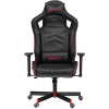 Кресло игровое A4Tech Bloody GC-840 черный сиденье черный (экокожа,150кг, крестовина металл, колесики пластик, подголовник, поддержка поясницы)