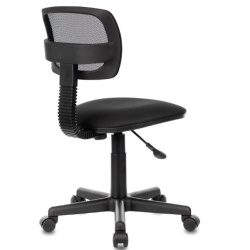 Кресло Бюрократ CH-299NX черный сиденье черный Neo Black (сетка/ткань,100 кг, крестовина пластик, колесики пластик)