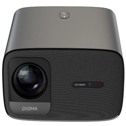 Проектор Digma DP-FHD450A чёрный (LCD, Full HD(1920x1080), 8000 лм, 3000:1, 2хHDMI,Wi-Fi/Bluetooth, колонки 6 Вт, ресурс лампы 50000 ч)
