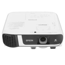 Проектор Epson EB-FH52 белый (LCD, Full HD (1920x1080), 4000 лм, 16000:1, 2xHDMI/VGA/RCA, Wi-Fi, колонки 16 Вт, ресурс лампы 5500 ч)