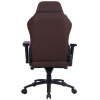 Кресло игровое Cactus CS-CHR-0112BR коричневый (экокожа,120кг, крестовина металл, подголовник, поддержка поясницы)